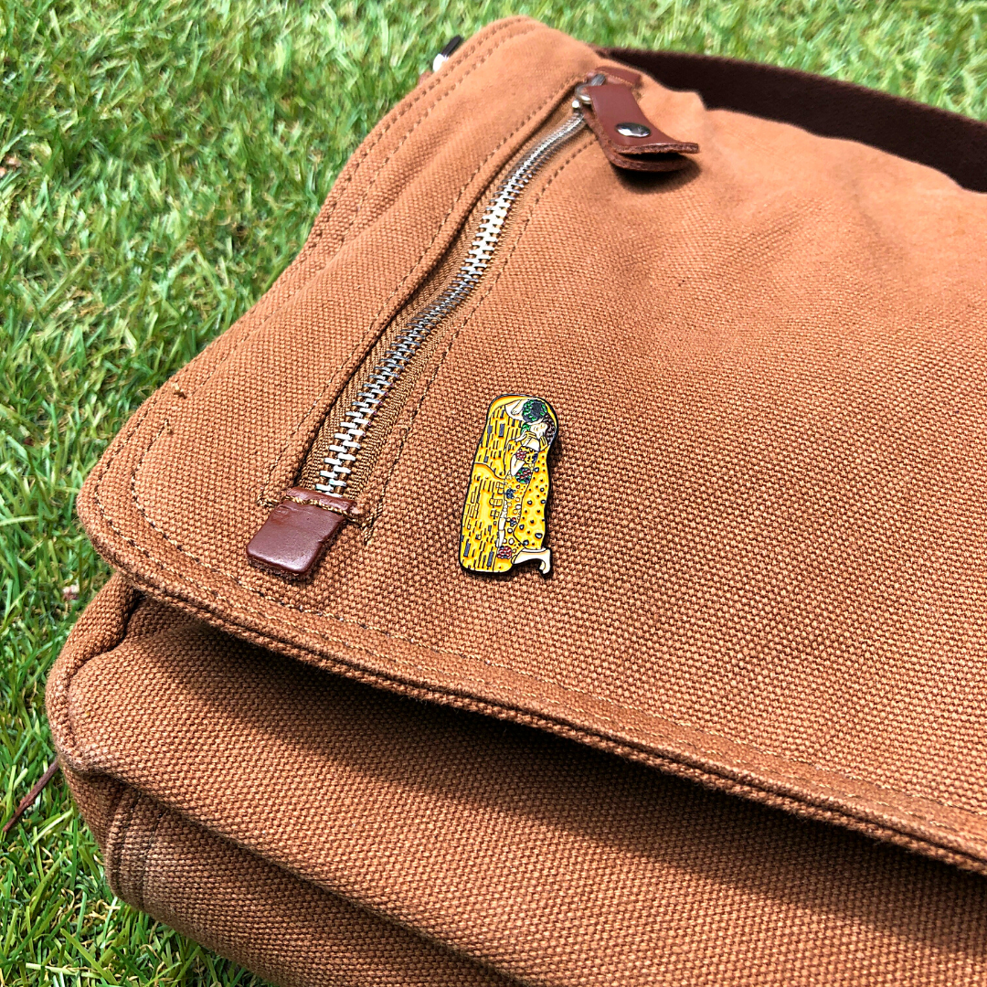 Klimt The Kiss Enamel Pin