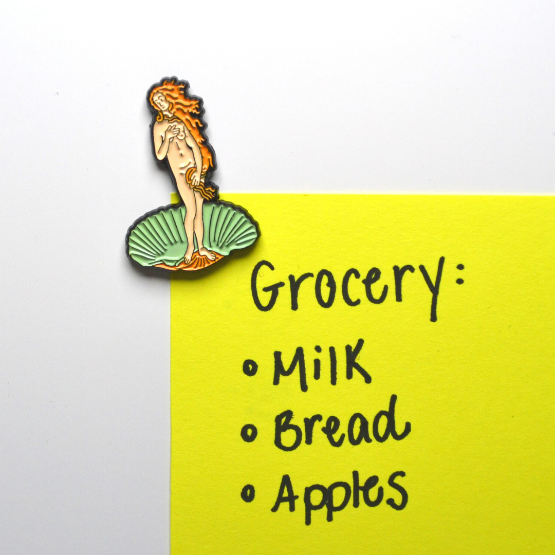 Birth of Venus Enamel Magnet