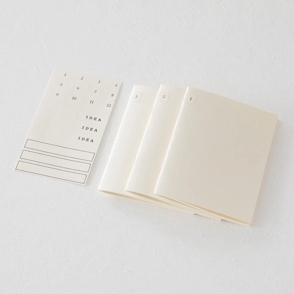 Midori MD Notebook Light A6 (Lined) — 3 Notebook Set