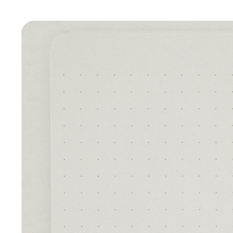 Midori Soft Color Ring Notebook, A5, Dot Grid, Gray