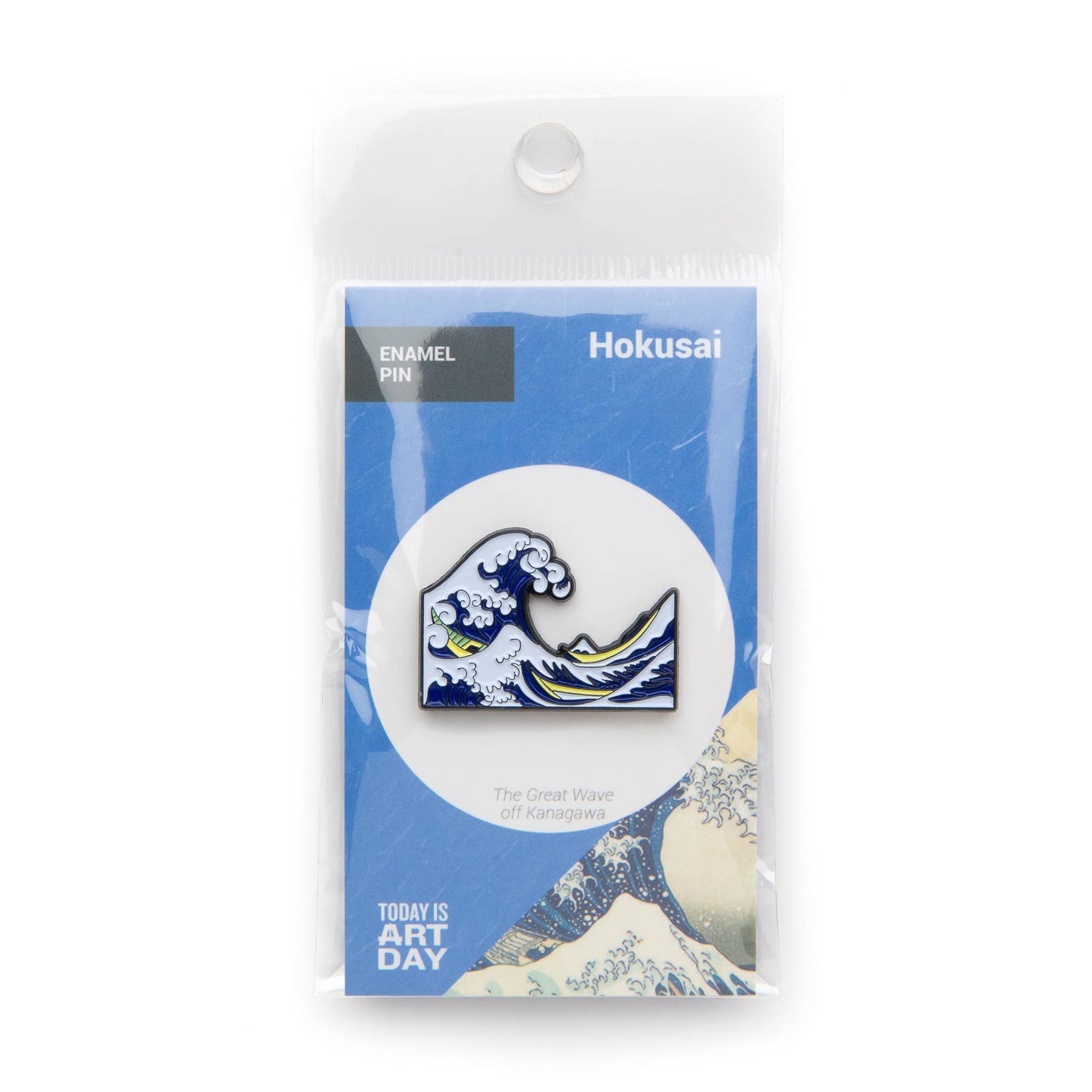 Great Wave by Hokusai Enamel Pin