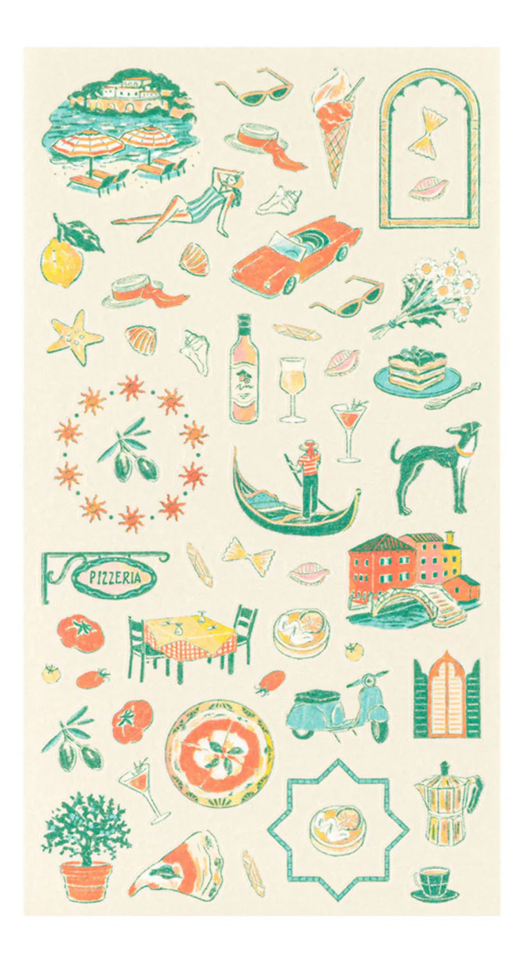 Midori Stickers - Italian Motifs