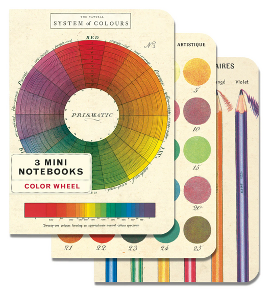 Cavallini & Co. Color Wheel Mini Notebook Set