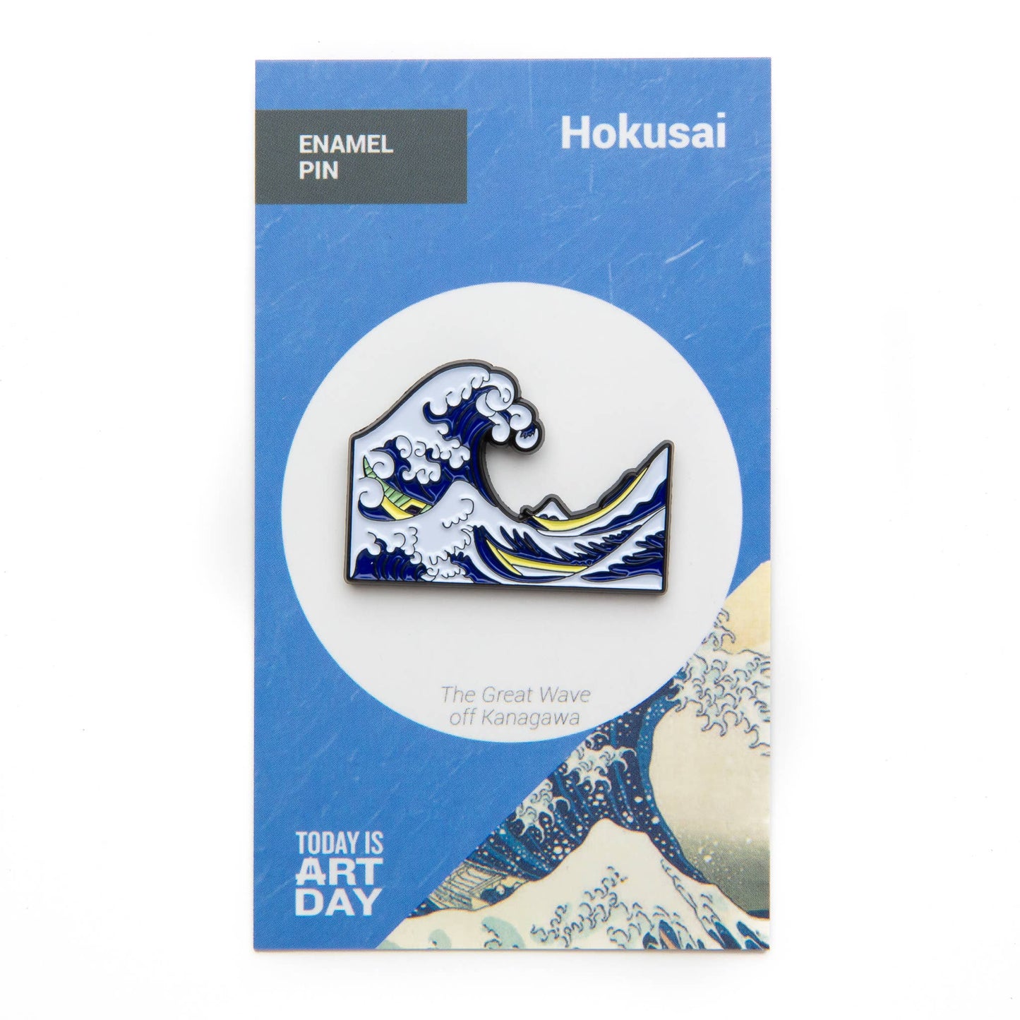 Great Wave by Hokusai Enamel Pin