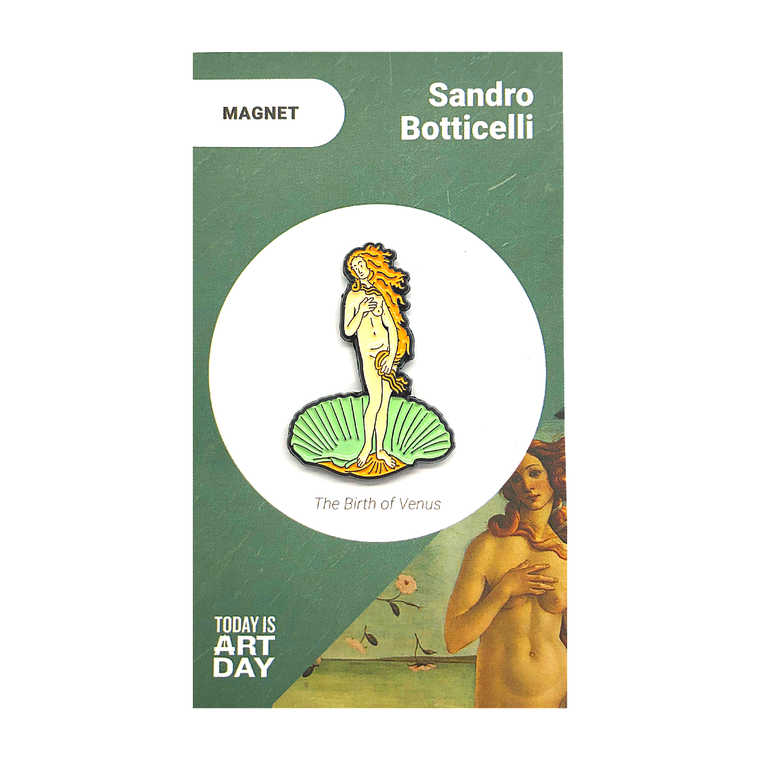 Birth of Venus Enamel Magnet