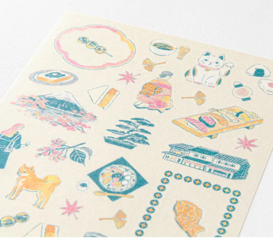 Midori Stickers - Japanese Motifs